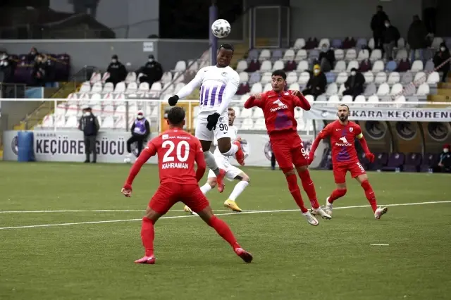 TFF 1. Lig: Ankara Keçiörengücü: 5 Altınordu: 3 TFF 1. Lig: Ankara Keçiörengücü: 5 Altınordu: 3