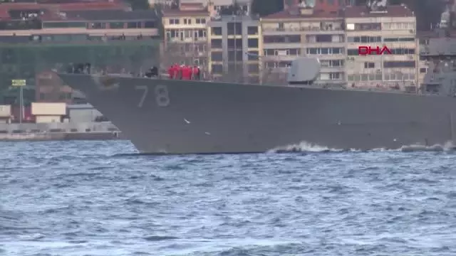 ABD'NİN KARADENİZ'E YOLLAYACAĞI SAVAŞ GEMİSİ DAHA ÖNCE DE BOĞAZ'DAN GEÇMİŞTİ ABD'NİN KARADENİZ'E YOLLAYACAĞI SAVAŞ GEMİSİ DAHA ÖNCE DE BOĞAZ'DAN GEÇMİŞTİ