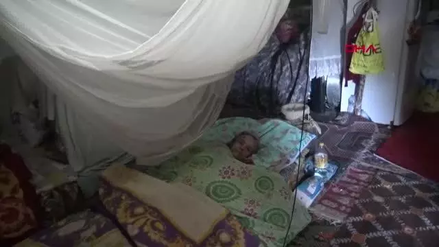 ANTALYA Felçli kadın ağıldan bozma barakada yaşamaya çalışıyor