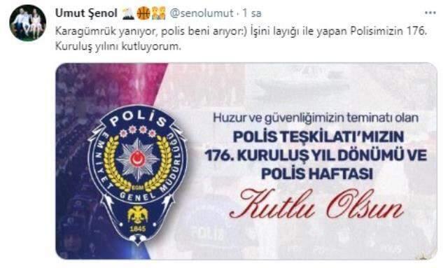 Sharing event from Beşiktaş manager!  Interesting sending to G.Saray over the police week