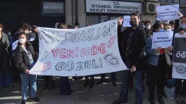 Bir çok ünlü isim yetişmişti... Konservatuvar öğrencilerinden tarihi binadan taşınma kararına tepki Bir çok ünlü isim yetişmişti... Konservatuvar öğrencilerinden tarihi binadan taşınma kararına tepki