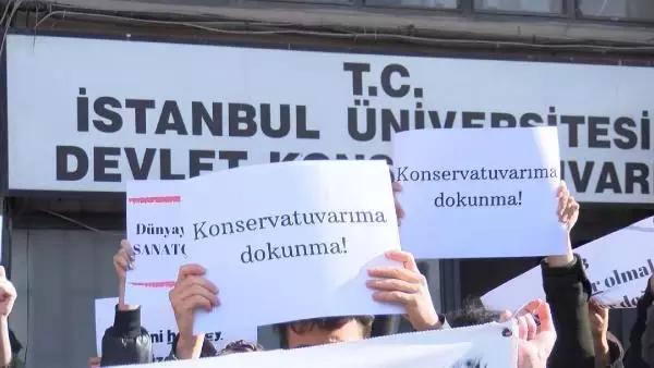 Bir çok ünlü isim yetişmişti... Konservatuvar öğrencilerinden tarihi binadan taşınma kararına tepki Bir çok ünlü isim yetişmişti... Konservatuvar öğrencilerinden tarihi binadan taşınma kararına tepki