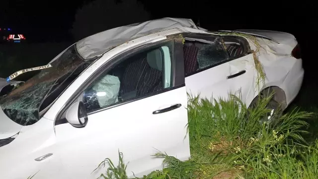 Bozdoğan'da otomobil şarampole devrildi: 1 ağır yaralı Bozdoğan'da otomobil şarampole devrildi: 1 ağır yaralı