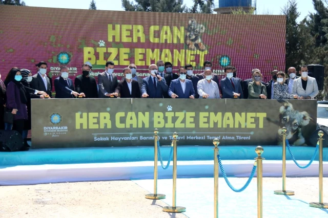 Diyarbakır'da yeni Hayvan Bakım ve Rehabilitasyon merkezinin temeli atıldı