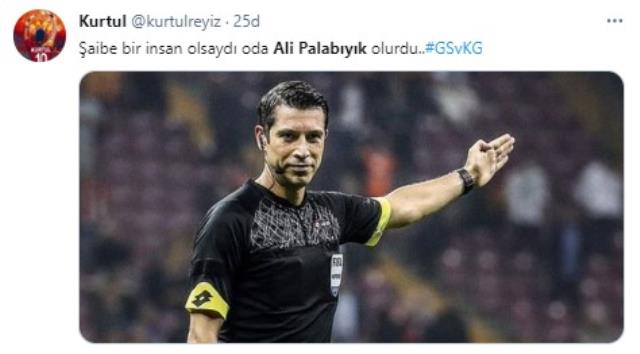 Galatasaray fans heavily criticized Ali Palabıyık, referee of Karagümrük match