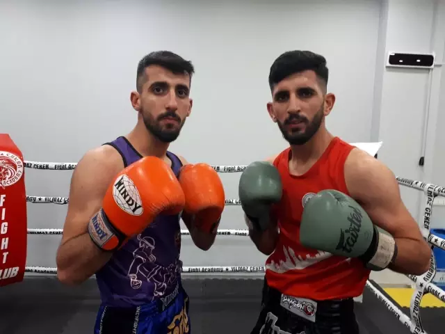 İkiz milli sporcular sabah inşaatta, akşam antrenmanda İkiz milli sporcular sabah inşaatta, akşam antrenmanda