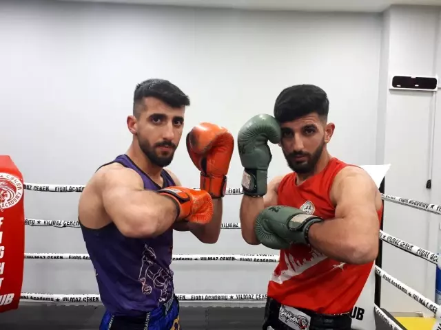 İkiz milli sporcular sabah inşaatta, akşam antrenmanda İkiz milli sporcular sabah inşaatta, akşam antrenmanda