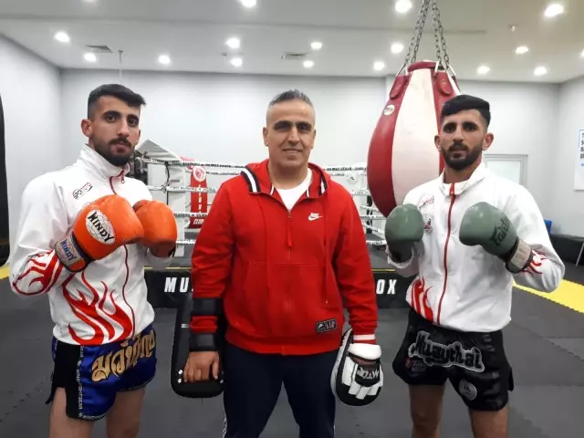 İkiz milli sporcular sabah inşaatta, akşam antrenmanda İkiz milli sporcular sabah inşaatta, akşam antrenmanda