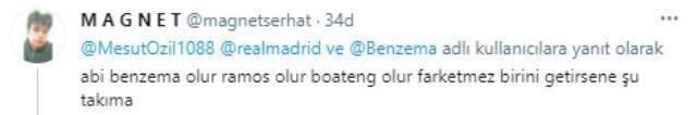 Mesut'un Benzema paylaşımını, F.Bahçeli taraftarlar çok farklı yorumladı: Fener'e geliyor Mesut'un Benzema paylaşımını, F.Bahçeli taraftarlar çok farklı yorumladı: Fener'e geliyor