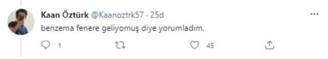 Mesut'un Benzema paylaşımını, F.Bahçeli taraftarlar çok farklı yorumladı: Fener'e geliyor Mesut'un Benzema paylaşımını, F.Bahçeli taraftarlar çok farklı yorumladı: Fener'e geliyor