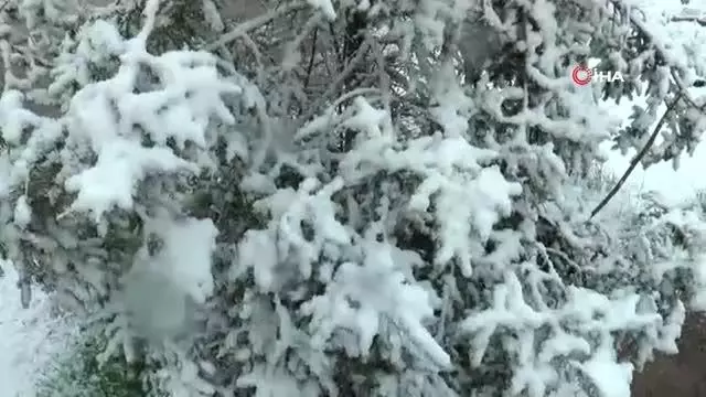 Nisan karı Kayseri'yi beyaza bürüdü Nisan karı Kayseri'yi beyaza bürüdü