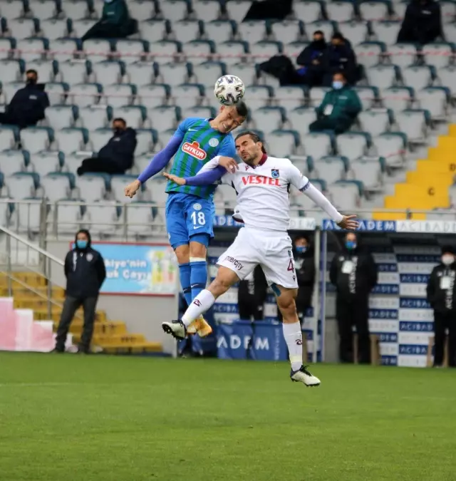 Süper Lig: Çaykur Rizespor: 0 Trabzonspor: 0 (İlk yarı) Süper Lig: Çaykur Rizespor: 0 Trabzonspor: 0 (İlk yarı)