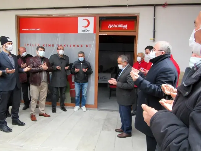 AFYONKARAHİSAR - Sandıklı'da Türk Kızılay Şubesi açıldı AFYONKARAHİSAR - Sandıklı'da Türk Kızılay Şubesi açıldı