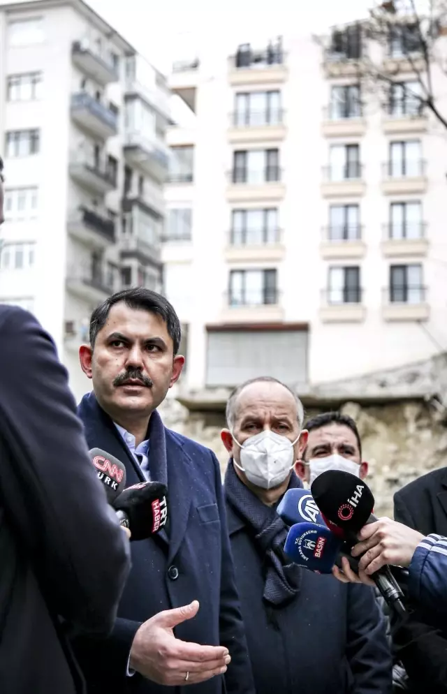 Son dakika haberleri | Bakan Kurum: Yapılan kontrolsüz kazı sebebiyle Açelya Apartmanı ve etrafındaki apartmanlar şuan için risk altında