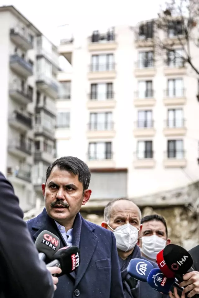 Son dakika haberleri | Bakan Kurum: Yapılan kontrolsüz kazı sebebiyle Açelya Apartmanı ve etrafındaki apartmanlar şuan için risk altında