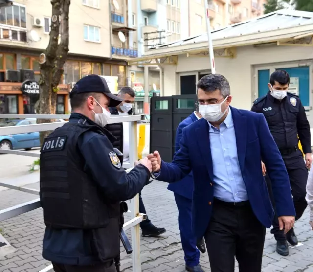 Başkan Yılmaz'dan sürpriz ziyaret Başkan Yılmaz'dan sürpriz ziyaret