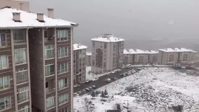 Başkente nisan ayında kar yağdı Başkente nisan ayında kar yağdı