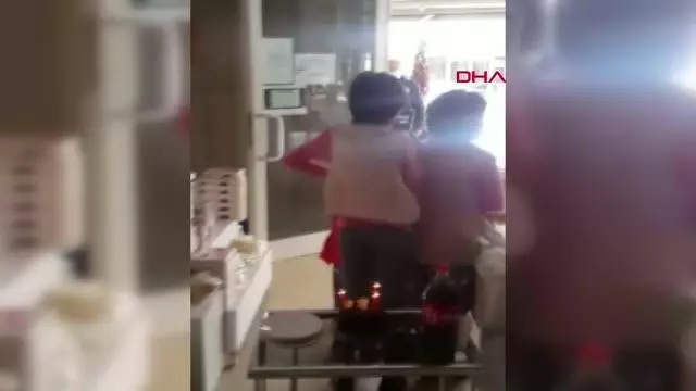 Kavga ihbarına giden polise pastalı sürpriz Kavga ihbarına giden polise pastalı sürpriz