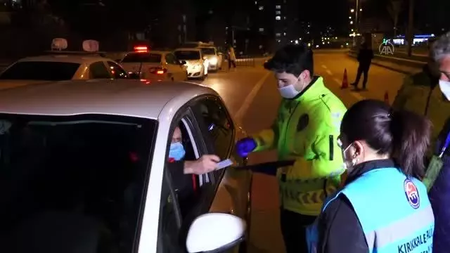 Son dakika haberleri | KIRIKKALE - Sokağa çıkma kısıtlamasında denetimler sürüyor