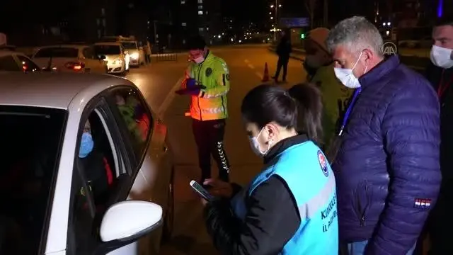 Son dakika haberleri | KIRIKKALE - Sokağa çıkma kısıtlamasında denetimler sürüyor
