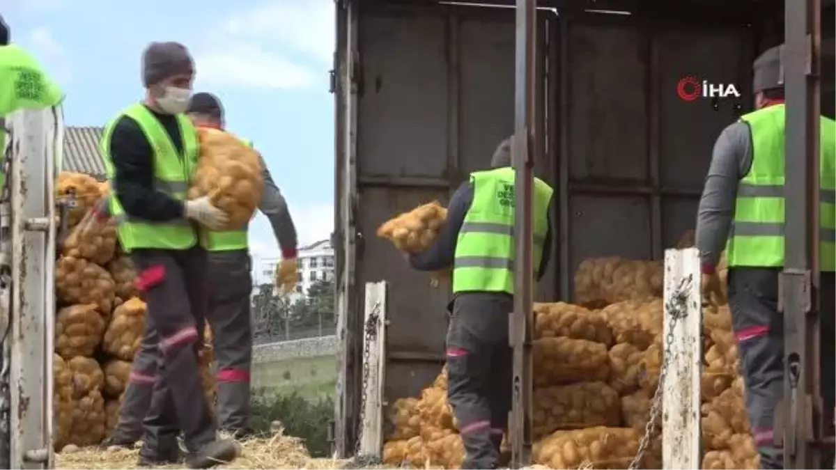TMO tarafından çiftçiden satın alınan ürünler İstanbul'da dağıtılmaya başlandı