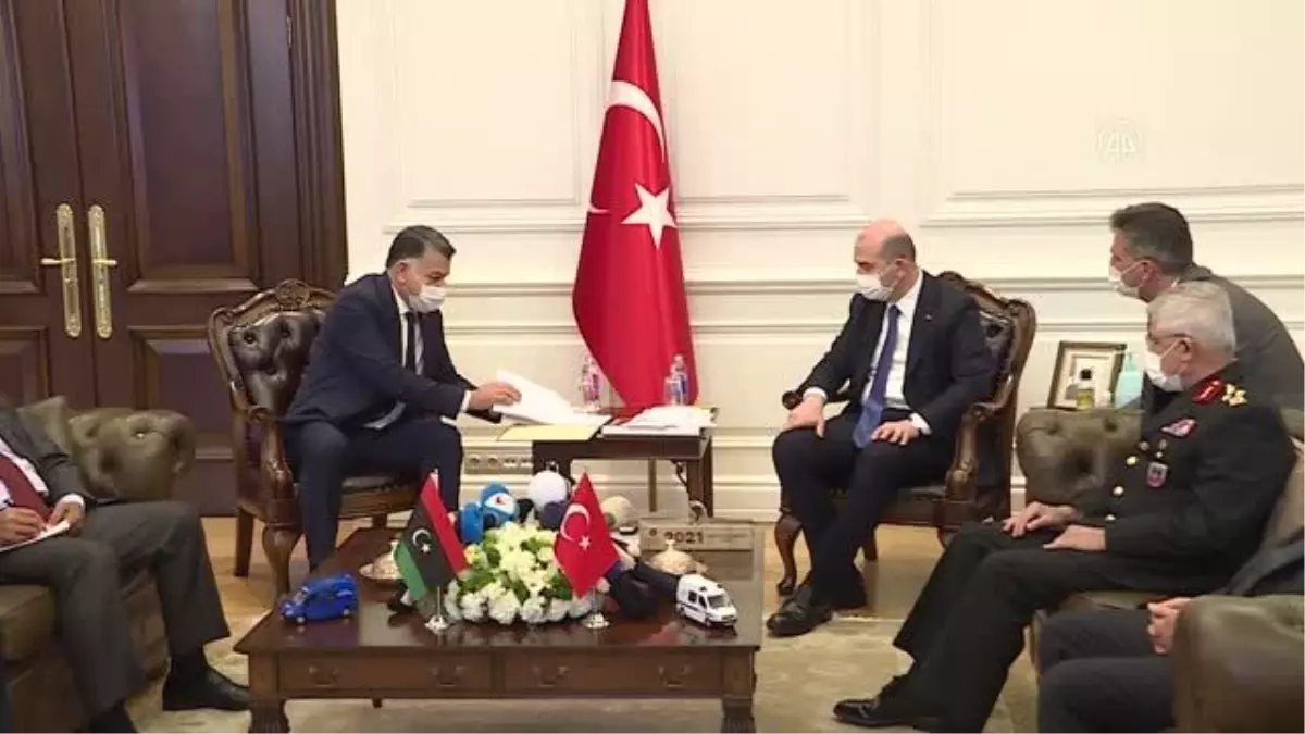 Son dakika haberi | Bakan Soylu, Libyalı mevkidaşı Mazin'i ağırladı