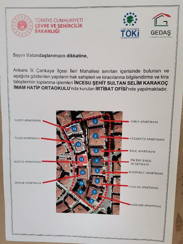 Ankara'da, 900 kişinin evsiz kaldığı mahallede 'kira artışı' tepkisi