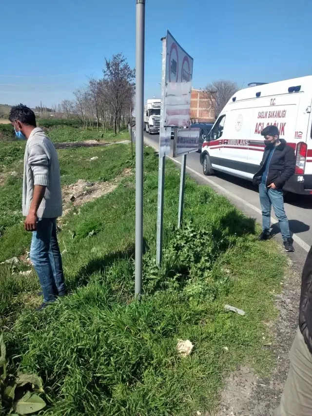 Kırklareli'nde otomobilin çarptığı kişi köprüden aşağı düştü Kırklareli'nde otomobilin çarptığı kişi köprüden aşağı düştü