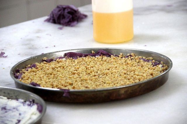 Ramazan'ın gelmesiyle mor baklava siparişi kadayıf dolmasını solladı Ramazan'ın gelmesiyle mor baklava siparişi kadayıf dolmasını solladı