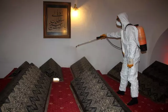 Şeyh Edebali Türbesi'nde Ramazan hazırlıkları tamam