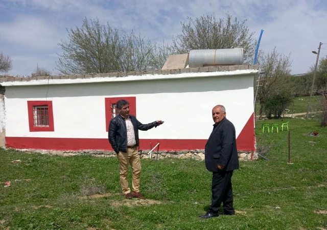 Silvan'da sosyal sorumluluk projesi kapsamında cami taziye evi ve okul onarımını yapıldı