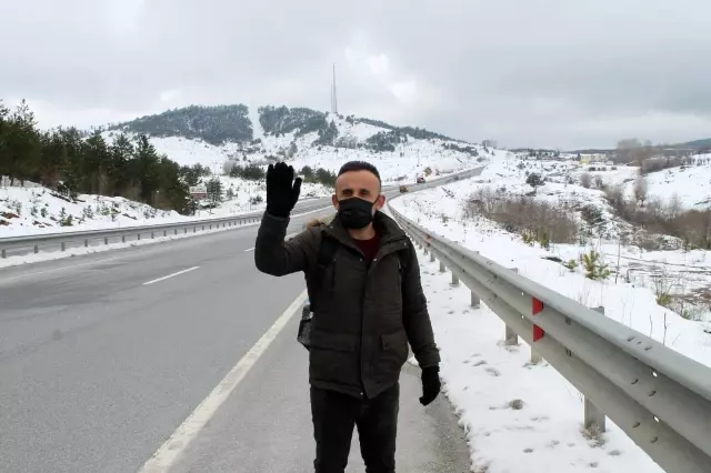 1 günlük evliliği yüzünden yıllardır nafaka ödeyen genç adam Kastamonu'dan İstanbul' kadar yürüyecek