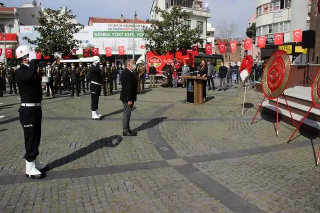 Atatürk'ün Edremit'e gelişinin 87. Yılı tören ile kutlandı Atatürk'ün Edremit'e gelişinin 87. Yılı tören ile kutlandı