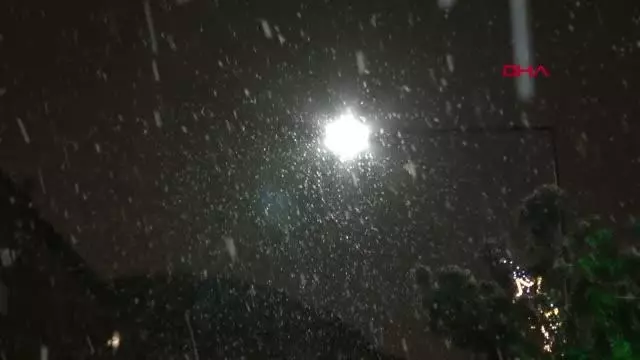 Erzurum'a nisan karı Erzurum'a nisan karı