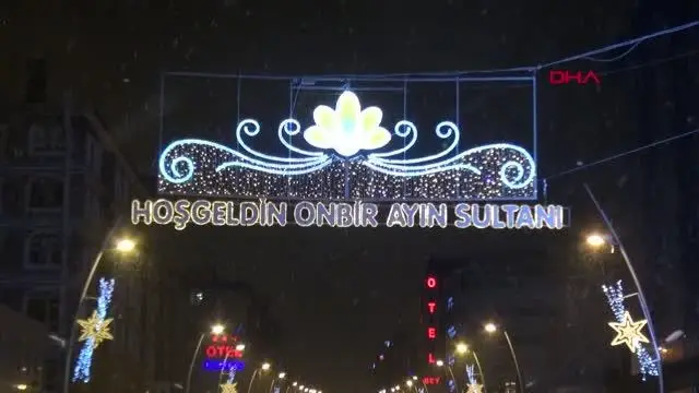 Erzurum'a nisan karı Erzurum'a nisan karı