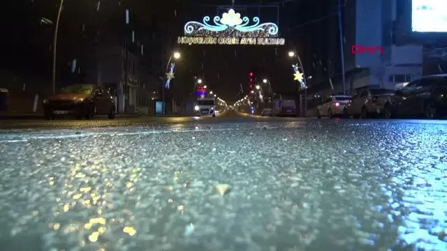 Erzurum'a nisan karı Erzurum'a nisan karı
