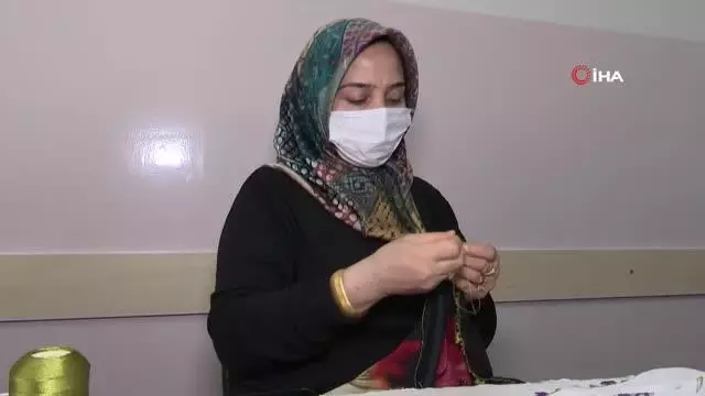 İğne oyası yaparak kanseri yendi İğne oyası yaparak kanseri yendi
