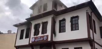 Milli Eğitim Bakanı Selçuk'un açtığı 'Masal Evi'nde çıkan yangında hasar oluştu (2)