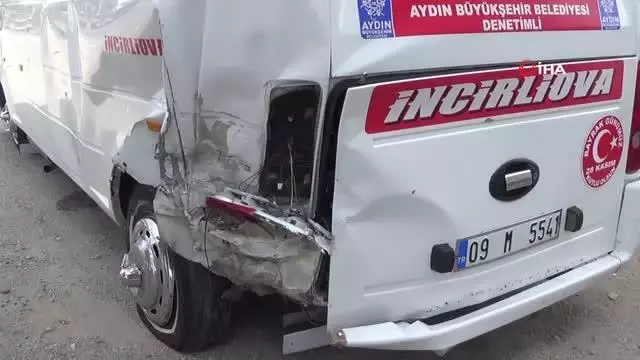 Minibüs ile otomobil çarpıştı: 1 yaralı Minibüs ile otomobil çarpıştı: 1 yaralı