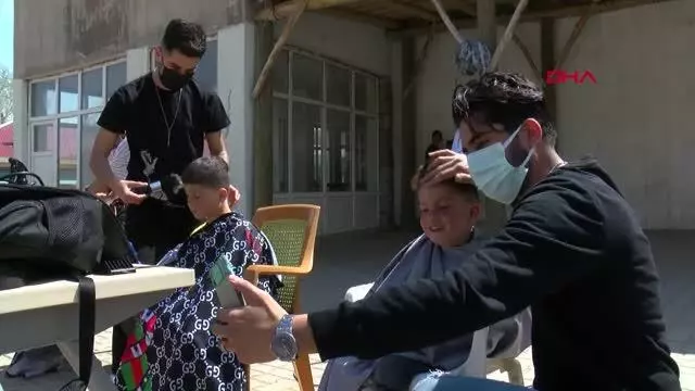 MUŞ İLK KEZ BERBERE TIRAŞ OLDULAR MUŞ İLK KEZ BERBERE TIRAŞ OLDULAR