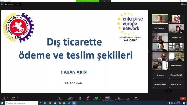 Samsun TSO'dan, 'Dış Ticarette Ödeme ve Teslim Şekilleri' eğitimi Samsun TSO'dan, 'Dış Ticarette Ödeme ve Teslim Şekilleri' eğitimi