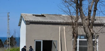 Sinop'ta tamir için çıktığı çatıdan düşen işçi ağır yaralandı