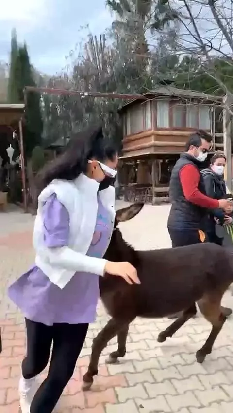 Katıldığı moda yarışmasıyla tanınan Zeynep Öztürk'ün sıpayla imtihanı Katıldığı moda yarışmasıyla tanınan Zeynep Öztürk'ün sıpayla imtihanı