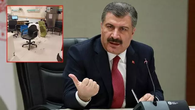 Bakan Koca'dan sağlık çalışanlarını darbeden saldırganlara tepki Bakan Koca'dan sağlık çalışanlarını darbeden saldırganlara tepki