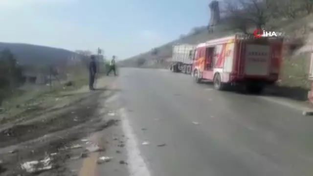 Başkent'te 2 aracın çarpıştığı kazada 1 kişi yaralandı Başkent'te 2 aracın çarpıştığı kazada 1 kişi yaralandı