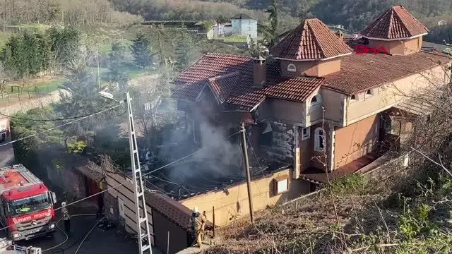 Son dakika haber... BEYKOZ'DA TADİLAT YAPILAN VİLLADA YANGINI Son dakika haber... BEYKOZ'DA TADİLAT YAPILAN VİLLADA YANGINI