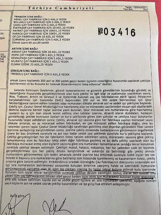 Çaykur kura çekiminde hile iddiası! Çok konuşulan görüntünün nedeni ortaya çıktı Çaykur kura çekiminde hile iddiası! Çok konuşulan görüntünün nedeni ortaya çıktı