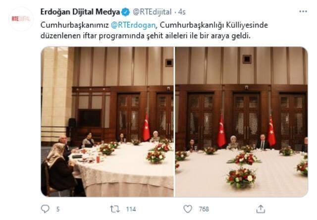 Cumhurbaşkanı Erdoğan, iftar programında şehit aileleri ile bir araya geldi Cumhurbaşkanı Erdoğan, iftar programında şehit aileleri ile bir araya geldi
