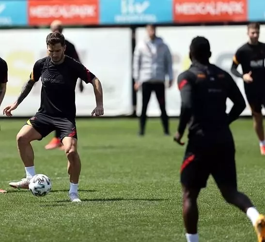 Galatasaray'da Göztepe hazırlıkları devam etti Galatasaray'da Göztepe hazırlıkları devam etti