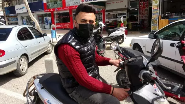 Gaz kolu takılı kalan motor otomobile böyle çarptı